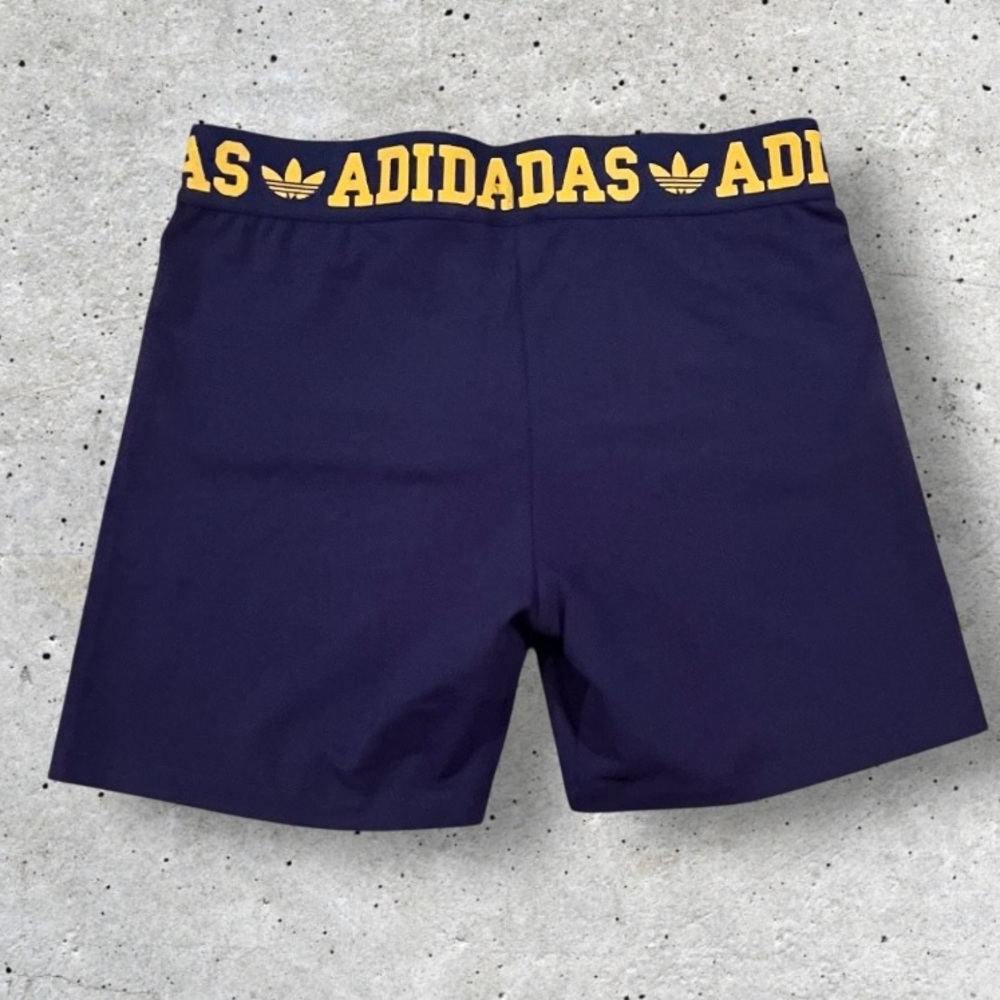 NWT Adidas Women's Logo Waistband Booty Shorts - Picture 7 of 12
